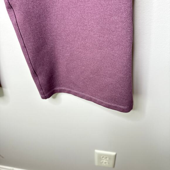 Betabrand Classic Dress Pant Yoga Pant Bootcut Size Medium Heather Burgundy Chic - Picture 4 of 7